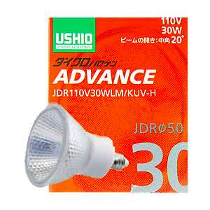 JDR110V30WLMKUVH USHIO ϥ ADVANCE(ɥХ) 110Vѡ50mm 30W ѡˡJDR110V30WLM/KUV-H