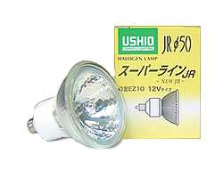 JR12V35WLMKEZH USHIO ダイクロハロゲンランプ　12V用EZ10口金　Φ50mm 35W（50W形）（中角）　JR12V35WLM/K/EZ-H