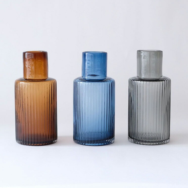 【12時までのご注文で当日出荷】shesay シセイ フラワーベース プロップ トール ブラウン 花瓶 北欧 一輪挿し シンプル インテリア ガラス シック モダン Horn Please ホーン プリーズ [2]