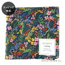 【12時までのご注文で当日出荷】ライフルペーパー ハンカチ リーア ネイビー Rifle Paper Co. 大判 日本製 ランチクロス バンダナ