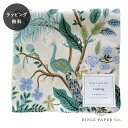 バンダナ 【12時までのご注文で当日出荷】ライフルペーパー ハンカチ ピーコック クリーム Rifle Paper Co. 大判 日本製 ランチクロス バンダナ