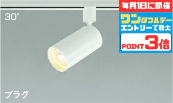 【ワンダフルデーポイント3倍】スポットライト 屋内用 ダクトレール取付 JDR65W相当 電球色(2700K) 調光可(別売調光器対応) 広角(ワイド)