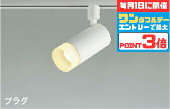 【ワンダフルデーポイント3倍】スポットライト 屋内用 ダクトレール取付 白熱灯60W相当 調光可(別売調光器対応) 散光