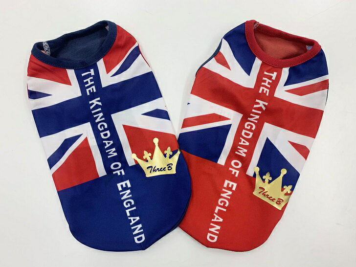 【半額セール！】【小型・中型犬】夏物 ThreeBオリジナル テラ・クール クラウンイギリスタンク tb16 全2色 SS-3Lサイズ ST-LTサイズ FBM,FBLサイズ メール便OK クークチュール × スリービー テラヘルツ 服