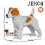 JEKCA ジェッカブロック (Mサイズ) ジャック・ラッセル・テリア 01C CM19PT37-M03 14,960円
