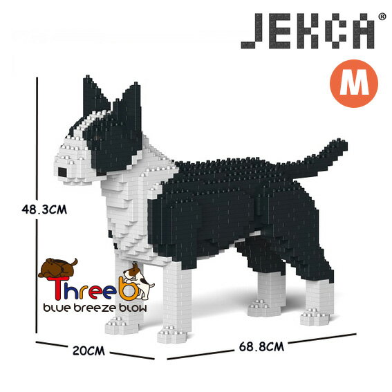 JEKCA ジェッカブロック （Mサイズ） イングリッシュ・ブル・テリア CM19PT47-M01JEKCA