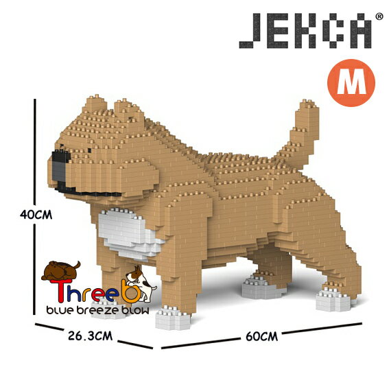 JEKCA ジェッカブロック （Mサイズ） アメリカンブリー ピットブル CM19PT43JEKCA