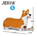 JEKCA ジェッカブロック （Sサイズ） 02S ウェルシュ・コーギー ST19WC02-M01B JEKCA