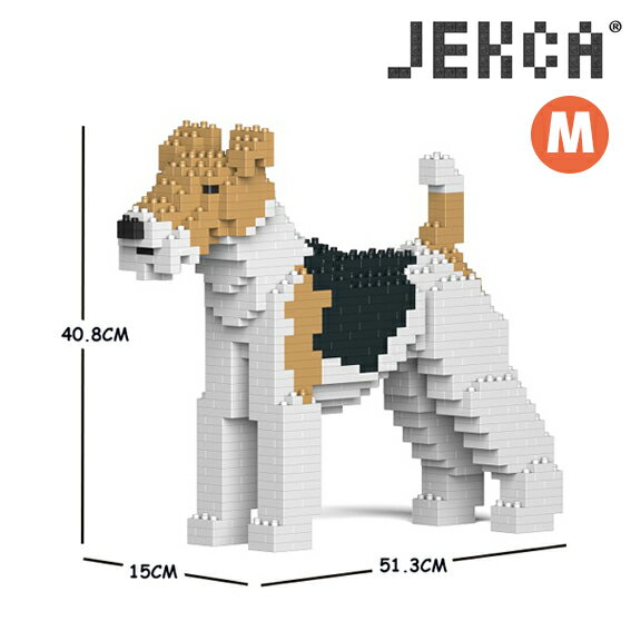 JEKCA ジェッカブロック 01C　（Mサイズ） ワイヤーフォックステリア CM19PT33JEKCA