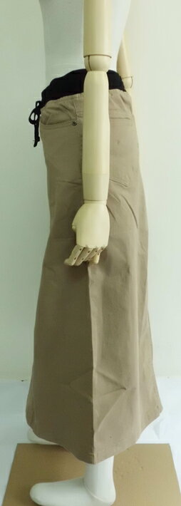 ツイルロングスカート ベージュ/M/L/LL/3L/4L[オフィスカジュアル/通学着通勤着/大きいサイズ]【レディース/お買い得/バーゲン/セール/激安/特価】【RCP】05P30May15