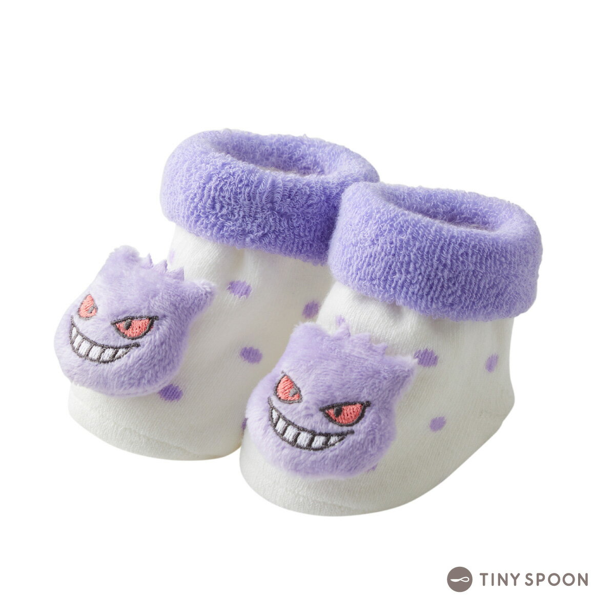 モンポケ ゲンガー パイルソックス 出産祝い 新生児 ソックス 靴下 赤ちゃん 服 ベビーウェア ベビー用品 出産祝い 男の子 女の子 ギフト 赤ちゃん 乳児 幼児 おもちゃ monpoke pokemon ポケモン 【モンポケ・正規代理店】