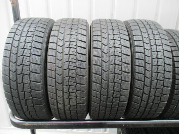 ★☆185/60R15 84Q ダンロップ WINTER MAXX WM02 スタッドレス 4本 送料込 T36370131☆★インボイス領収書発行可能