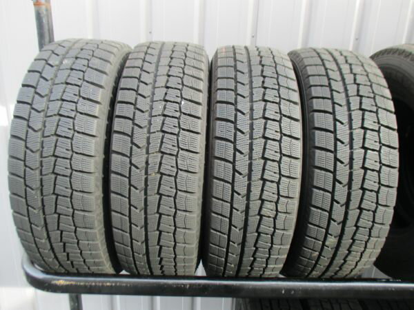 ★☆185/60R15 84Q ダンロップ WINTER MAXX WM02 スタッドレス 2019年製 4本 送料込 T36730216☆★インボイス領収書発行可能