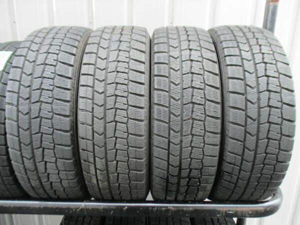 ★☆185/60R15 84Q ダンロップ WINTER MAXX WM02 スタッドレス 4本 送料込 T36800221☆★インボイス領収書..