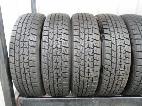 ★☆155/65R14 75Q ダンロップ WINTER MAXX WM02 スタッドレス 2019年製 4本 送料込 T37130221☆★インボイス領収書発行可能