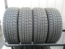 ★☆185/60R15 84Q ダンロップ WINTER MAXX WM02 スタッドレス 2017年製 4本 送料込 T37250227☆★インボイス領収書発行可能