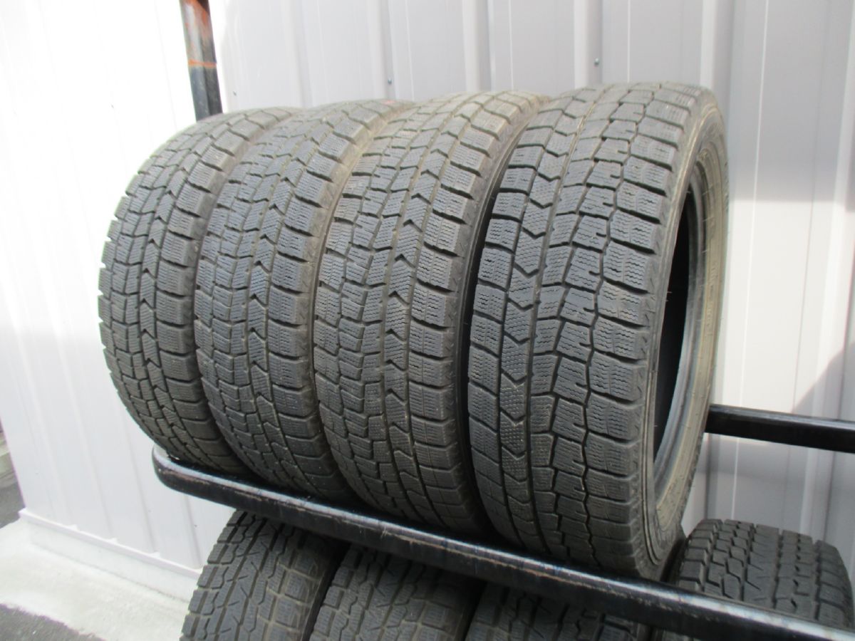 ★☆185/60R15 84Q ダンロップ WINTER MAXX WM02 スタッドレス 2021年製 4本 送料込 T45220907☆★インボイス領収書発行可能
