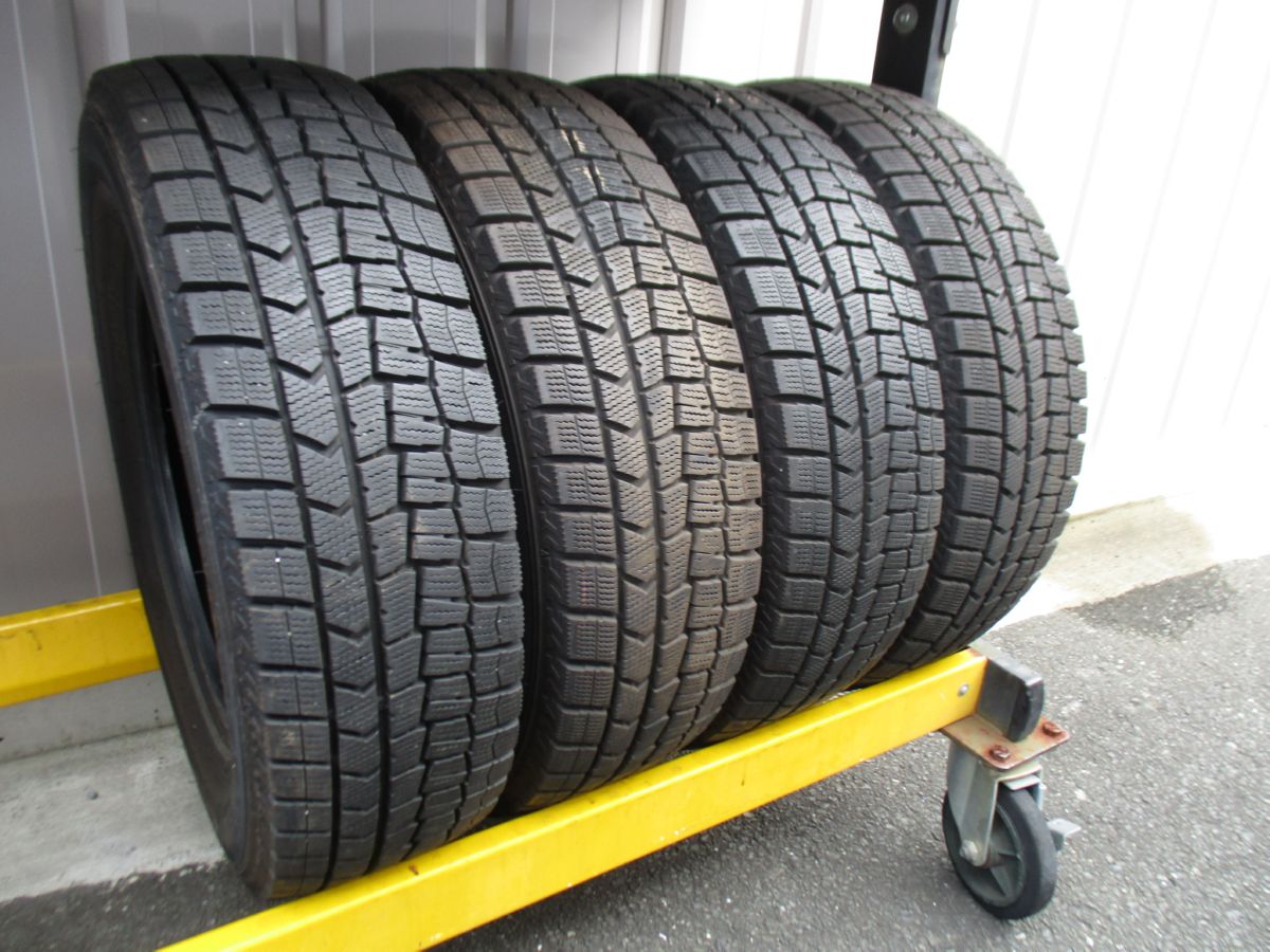 ★☆185/70R14 88Q ダンロップ WINTER MAXX WM02 スタッドレス 4本 送料込 T43660809☆★インボイス領収書..