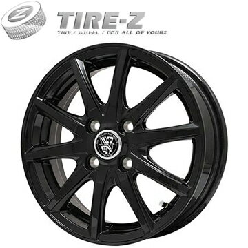 【取付対象】185/65R14 14インチ ビッグウエイ TRG GB10 5.5J 14 ダンロップ EC202L 夏タイヤホイール4本セット