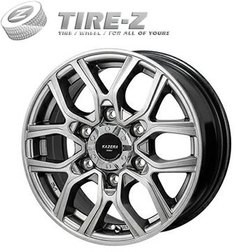 【取付対象】NV350キャラバン 195/80R15 15インチ モンツァ カゼラH301 6.00-15 ブリヂストン エコピア R710 107/105N サマータイヤホイール4本セット