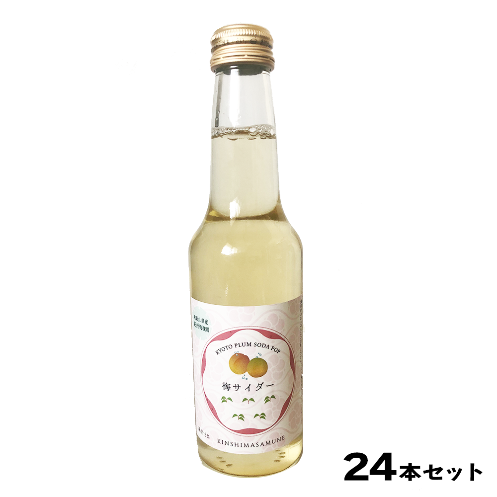 Rakuten - キンシ正宗 梅サイダー　和歌山紀州産使用 250ml×24本 爽やかな梅の風味のソーダを伏見の銘酒蔵で仕上げました