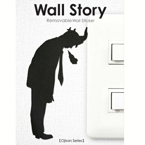 WALL STORYシリーズ【ため息】シールがお部屋に癒しのアクセントを【メール便】10P03Sep16