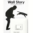 WALL STORYシリーズ【猫逃亡】シールでお部屋に癒しのアクセントを【メール便】10P03Sep16