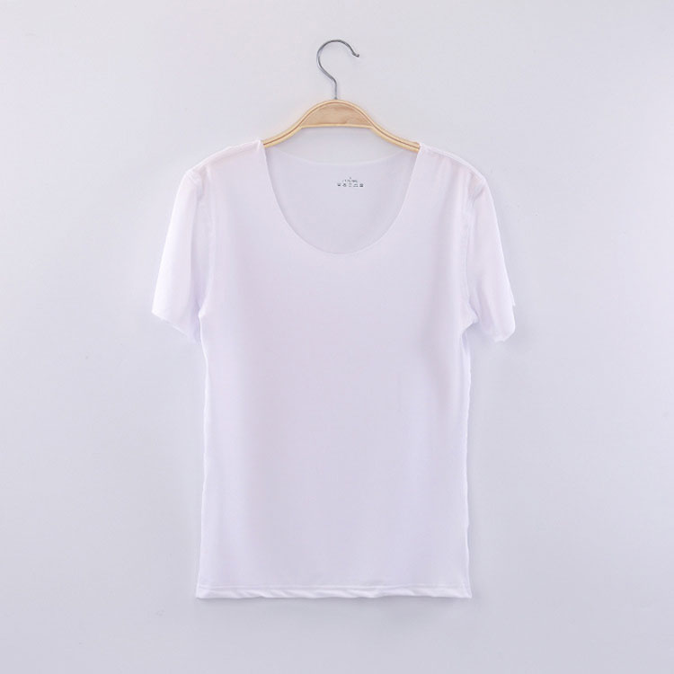 接触冷感 ストレッチ 2枚セット！ 夏用 涼しい トップス スポーツ クルーネック 吸汗速乾 UVカット シームレス 半袖 Tシャツ 作業服 通気性 ゴルフインナー スポーツ レディース 作業着 半袖