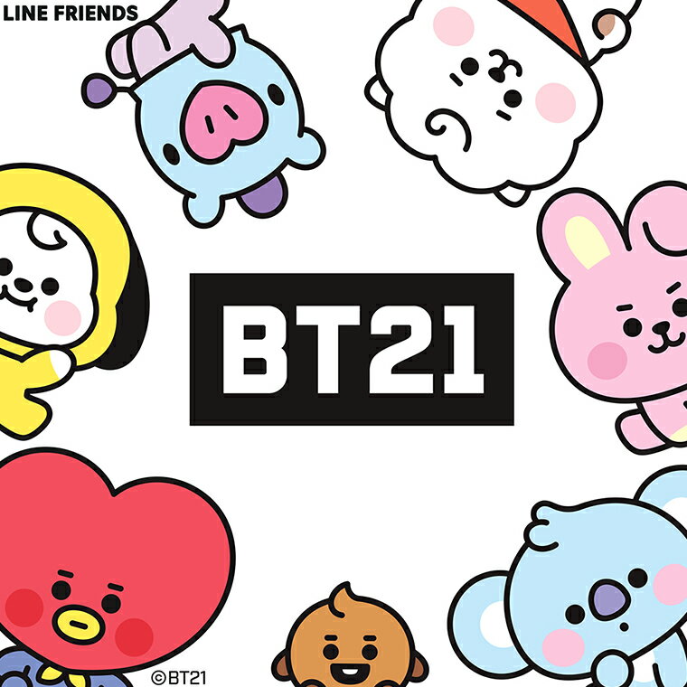 BT21 1DAY MASK マスク 保湿マスク　不織布柄マスク　ヒアルロン酸　5枚入り　使い捨て　やや小さいサイズ