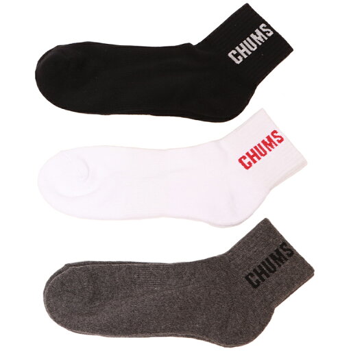 CHUMS チャムス CH06-1132 3Pチャムスブービークルーソックス クルーソックス 3足セット ショート丈 ソックス 靴下【セレスポ】 CHUMS チャムス CH06-1132 3Pチャムスブービークルーソックス クルーソックス 3足セット ショート丈 ソックス 靴下【セレスポ】
