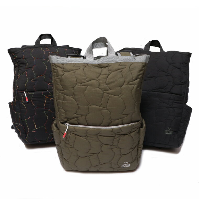 『ブラックフライデー特別割引＋送料無料開催中』CHUMS チャムス CH60-4038 ブービーステッチデイパック バックパック リュック バッグ 13L【セレスポ】