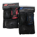 K2 インラインスケート ジュニア RIDER PRO PADSET BLACK 3点プロテクター 左右の手首ひじひざの3点パッドセット。スケートボード・インラインスケート・ストリートスポーツに! 【セレスポ】