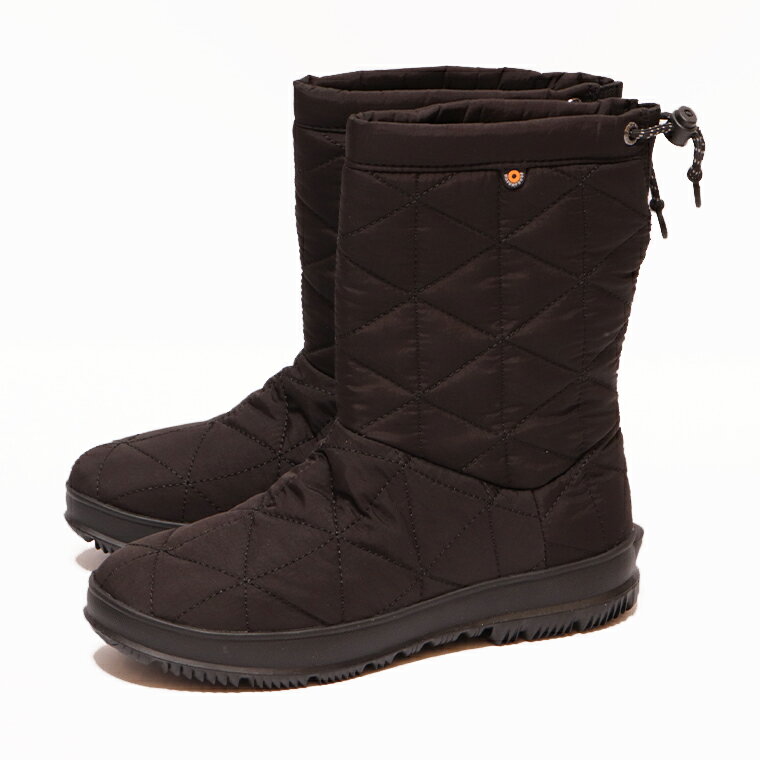 BOGS(ボグス) 72238 SNOWDAY MID ブラック　BLACK ミッドカット レディース　メンズ 防水 ブーツ ウィンターブーツ