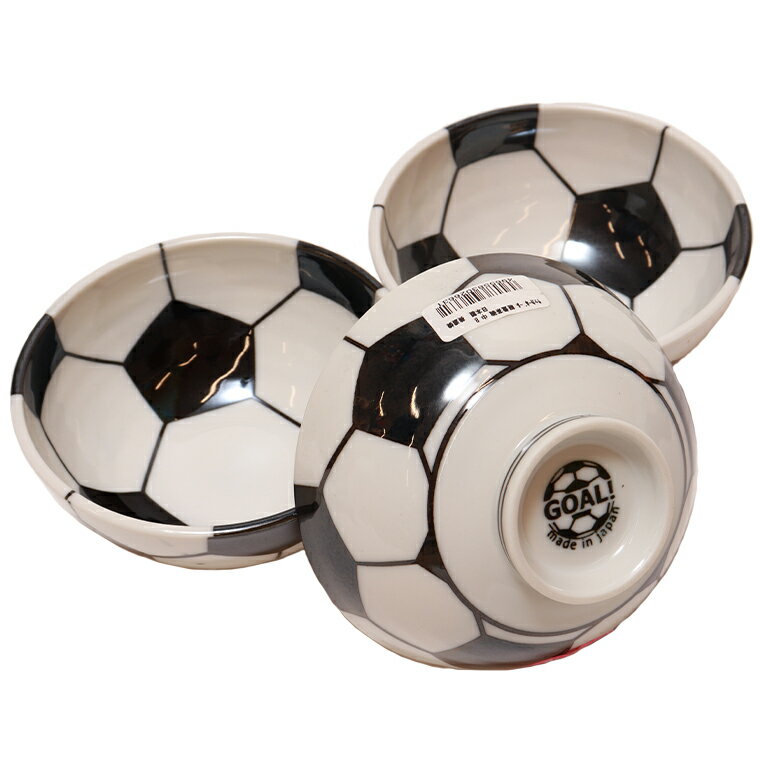 【再入荷有り】【特価品・B級品】サッカーボール 軽量茶碗 軽量丼 一膳丼 中 日本製 美濃焼 食器 丼ぶ..