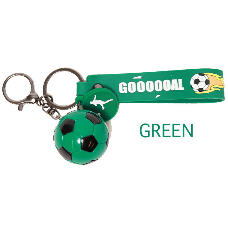 WCC1152 サッカーチャーム キーチェーン キーホルダー サッカーボール 小物 雑貨【...