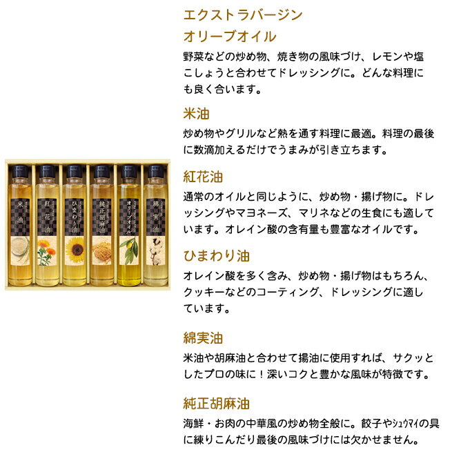 お歳暮 お中元 ギフト 【純生搾り　クッキングオイルセレクション　NOR-45R】 内祝 お返し ギフトセット 手土産 お祝い 贈り物 お礼 包装 熨斗