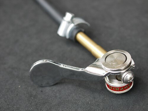HIRAME ヒラメ ポンプヘッド 横カム ホースバンドつき【フロアポンプ】【ロード】【フレンチバルブ専用】