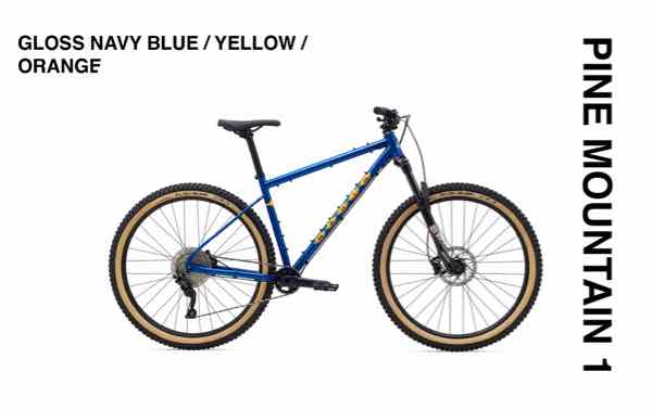 MARIN BIKES }oCN@Pine Mountain-1 Gross Navy Blue MTCY pC}Ee1 yMTBzyNt[zy29