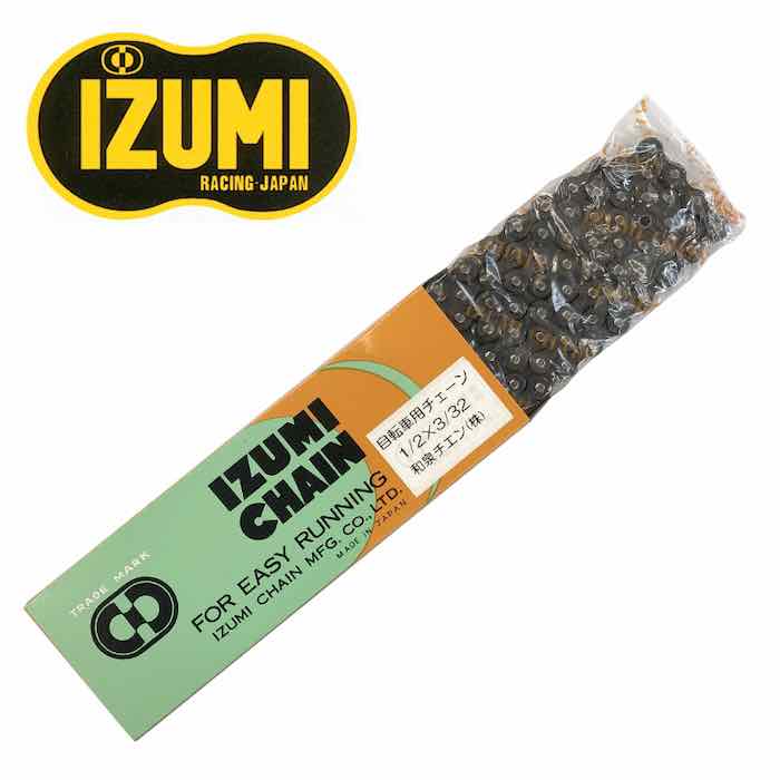 【最速発送】IZUMI 和泉チェン　Standard Chain Black スタンダードチェーン 116L 1/2"x3/32" 【ピスト..