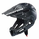 キッズヘルメット クラトーニ CRATONI Cマニアック 2,0MX ブラックチャコールマット ML 54-58cm