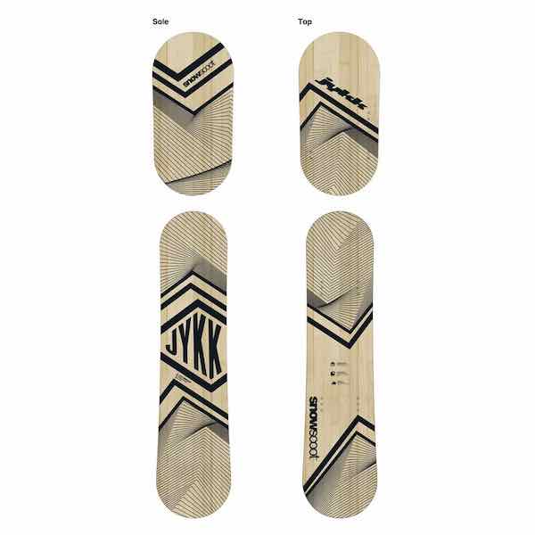 Jykk Snowscoot スノースクート X-1　Wooden Board set　【最新フリースタイルボードセット】