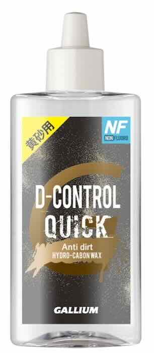 黄砂専用液体WAX。黄砂専用のD-CONTROLが液体になって、アイロン無しですぐ仕上げれます。泊りがけや現地などで大活躍。10℃以下では硬化するため、ご使用の際は、常温（20℃前後）でご使用ください。硬化した場合でも温めるとジェル状に戻ります。【内容量】 100ml