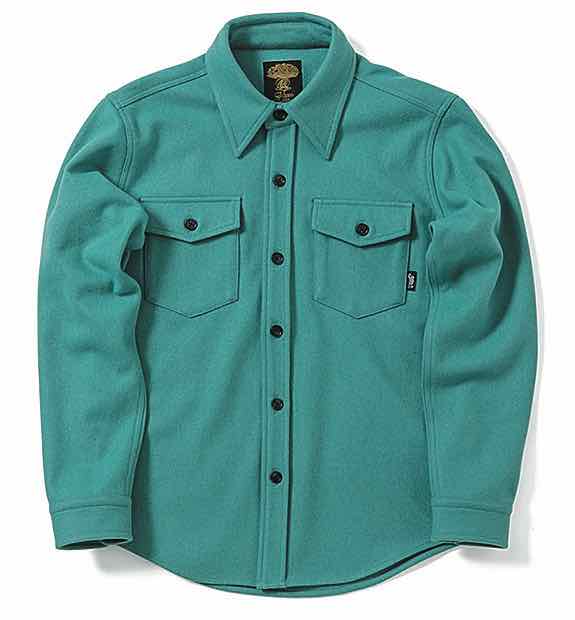 Green clothing ꡼󥯥 WOOL FLANNEL SHIRTS եͥ륷 Turquoise ڥߥåɥ쥤䡼̵ۡ