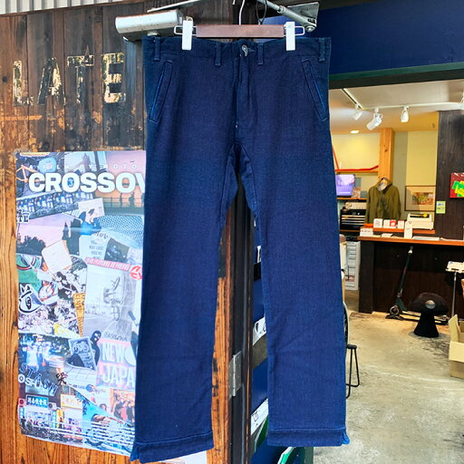 THE DAWN B ドーンビー 天竺デニムパンツ インディゴ L THE DAWN B ドーンビー 天竺デニムパンツ インディゴ L