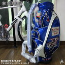 シェリフ アメリカンシリーズ ピンクキャデラック ブルー キャディバッグ（SHERIFF SFA-011 BL）