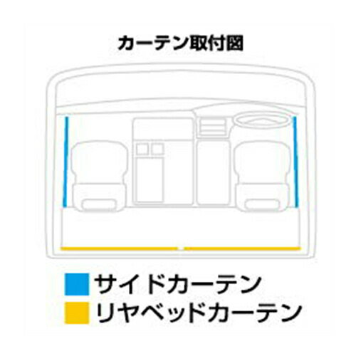 JET「ジェントル」サイドカーテン2枚入り 4t〜大型用(w1,000×800mm) ※全3色 ○カーテンフック30個付[507451_456]