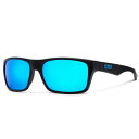 フィッシング用サングラス ペラジック FISH TACO POLARIZED ポリカーボネート レンズ サングラス フレーム ブラック(レンズ ブルー)(4)