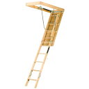 Louisville Ladder（ルイビルラダー） ウッド天井はしごプレミアム［ロング］ 天井収納はしご 屋根裏部屋