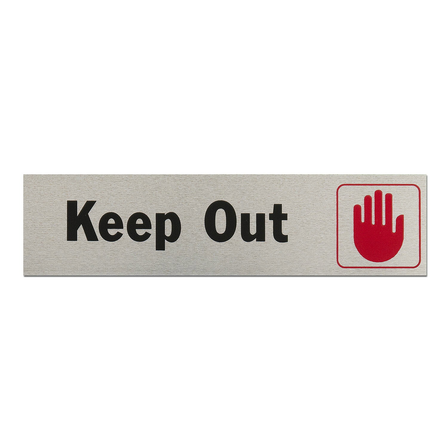 HY-KO 2x8アルミステッカー【KEEP OUT】立入禁止シール ステッカー HY-417