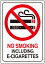 HY-KO 5x7 ƥå ץ졼ȡNO SMOKING INCLUDING E-CIGARETTES HY-D-28